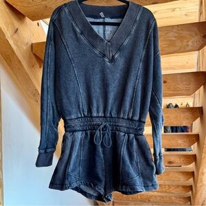 NWT Free People Movement Sweatshirt Romper